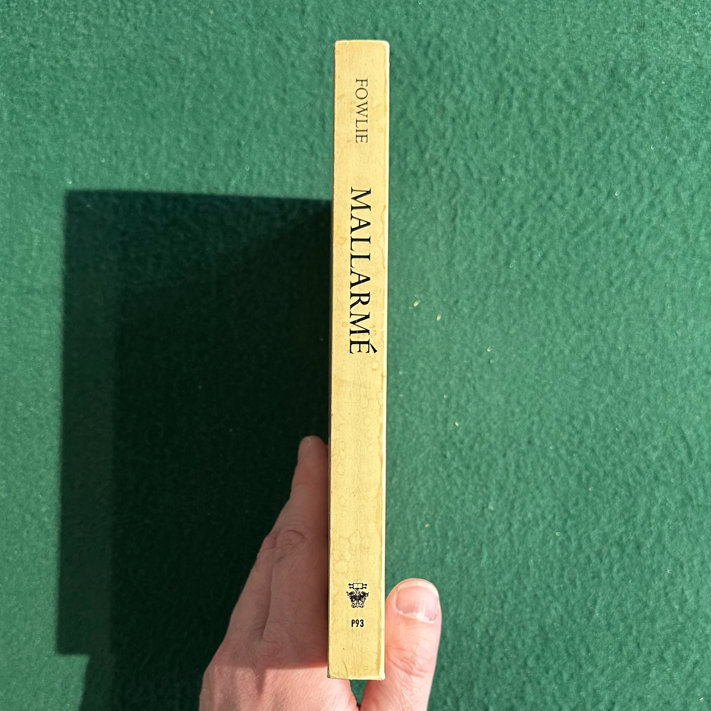 Vintage Non-Fiction Paperback: Wallace Fowlie - Mallarme THIRD PRINT