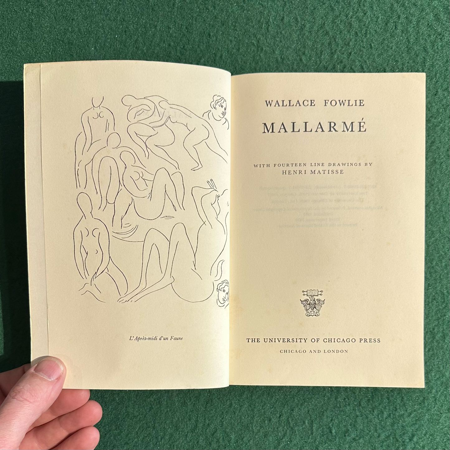 Vintage Non-Fiction Paperback: Wallace Fowlie - Mallarme THIRD PRINT