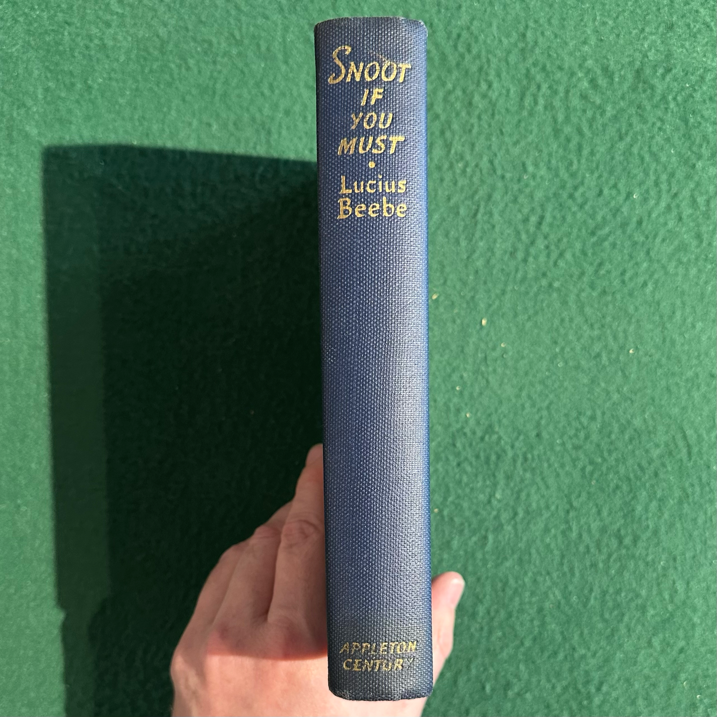 Vintage Fiction Hardback: Lucius Beebe - Snoot If You Must FIRST EDITION