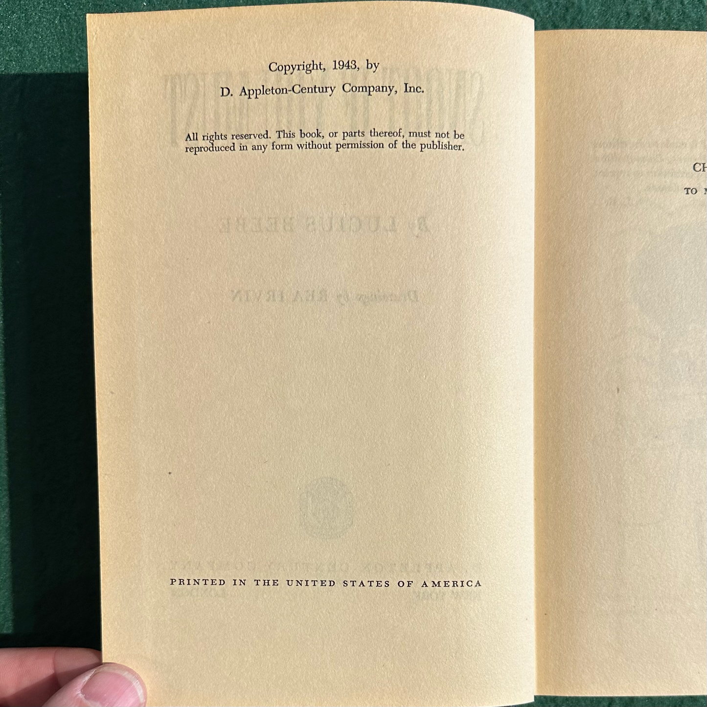 Vintage Fiction Hardback: Lucius Beebe - Snoot If You Must FIRST EDITION