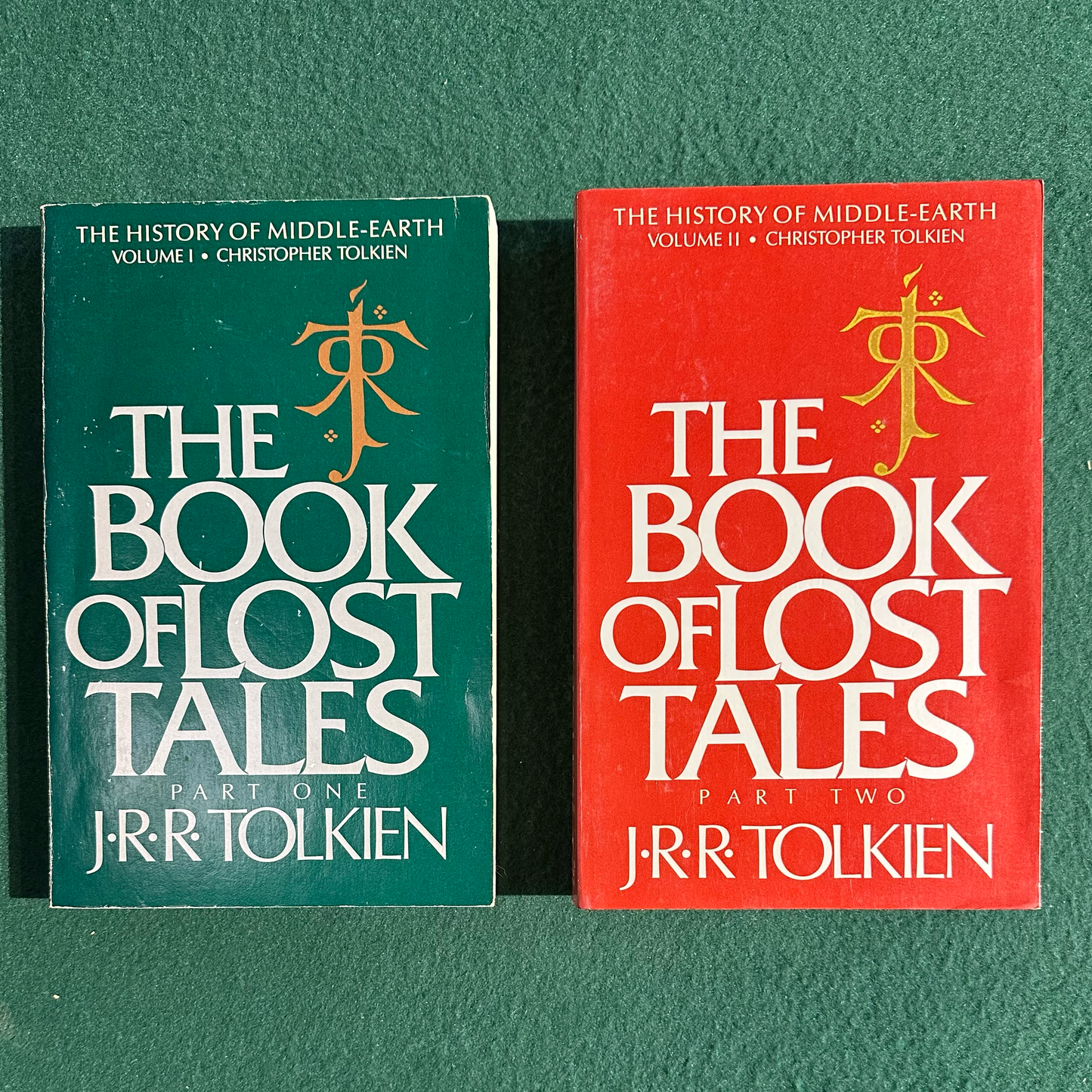 Vintage Fantasy Paperbacks: JRR Tolkien - The Book of Lost Tales, Parts 1 & 2