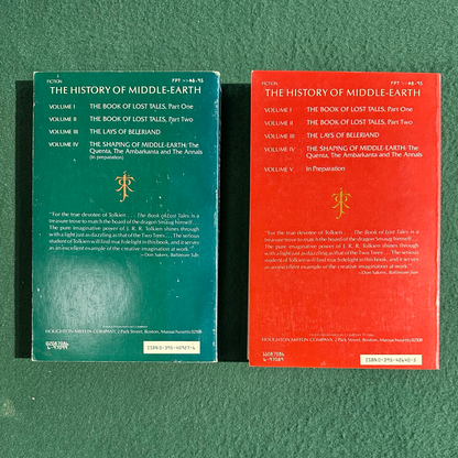 Vintage Fantasy Paperbacks: JRR Tolkien - The Book of Lost Tales, Parts 1 & 2