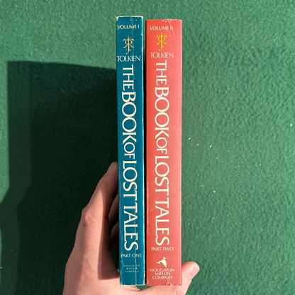 Vintage Fantasy Paperbacks: JRR Tolkien - The Book of Lost Tales, Parts 1 & 2