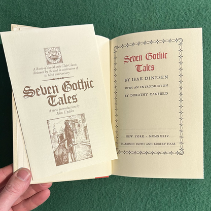 Vintage Fiction Hardback: Isak Dinesen - Seven Gothic Tales BOMC