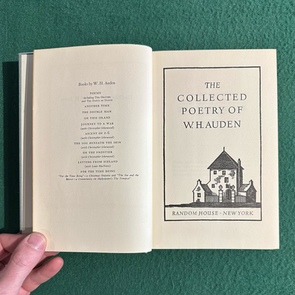 Vintage Poetry Hardback: The Collected Poetry of W H Auden