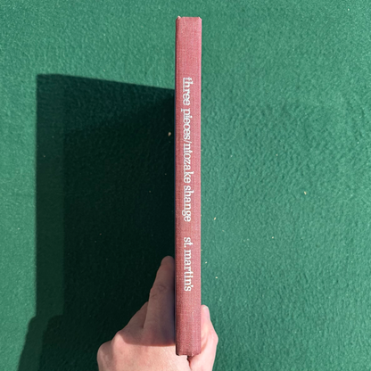 Vintage Poetry Hardback: Ntozake Shange - Three Pieces FIRST EDITION