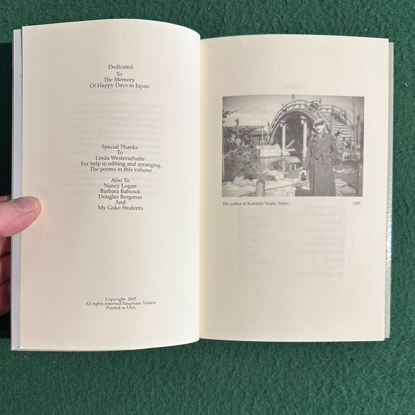 Poetry Paperback: Robert Harrison Crowder - The Blue Furoshiki SIGNED