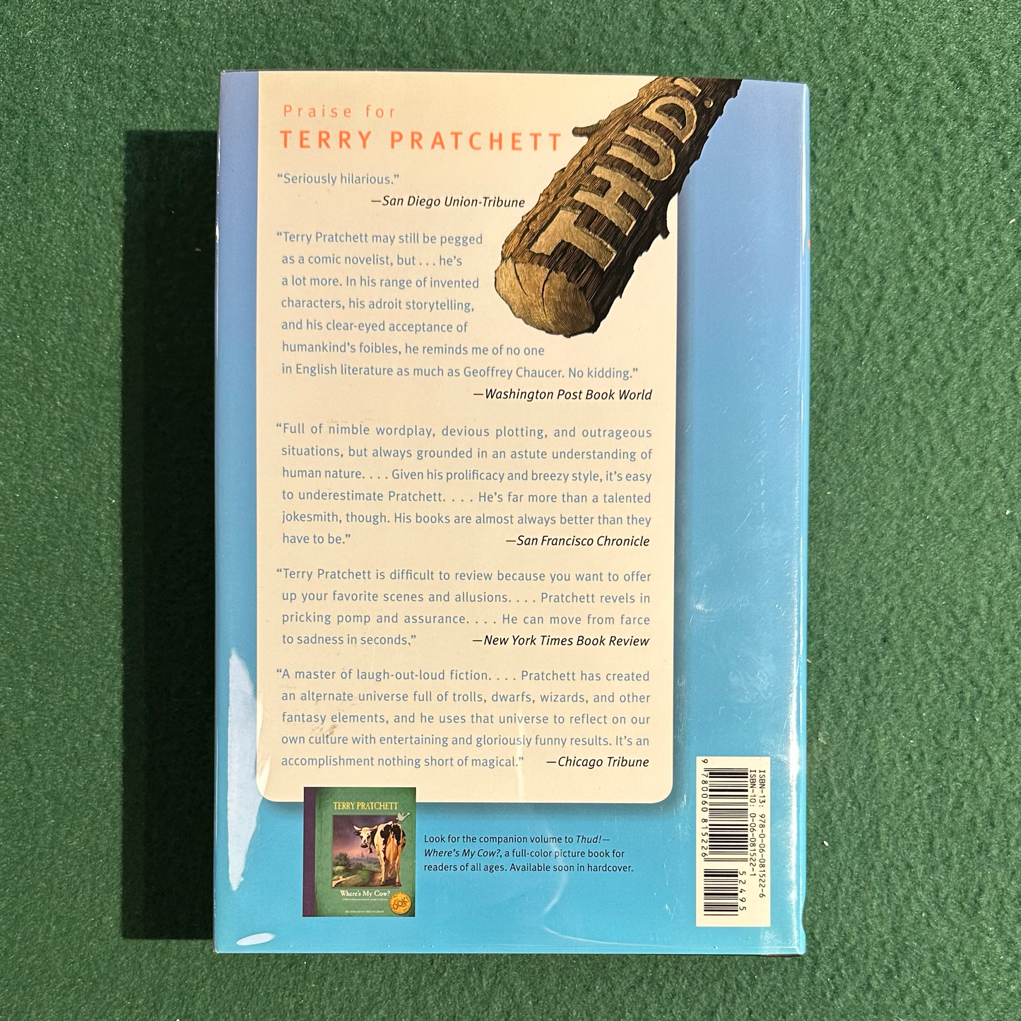 Fantasy Hardback: Terry Pratchett - Thud! SIGNED FIRST EDITION