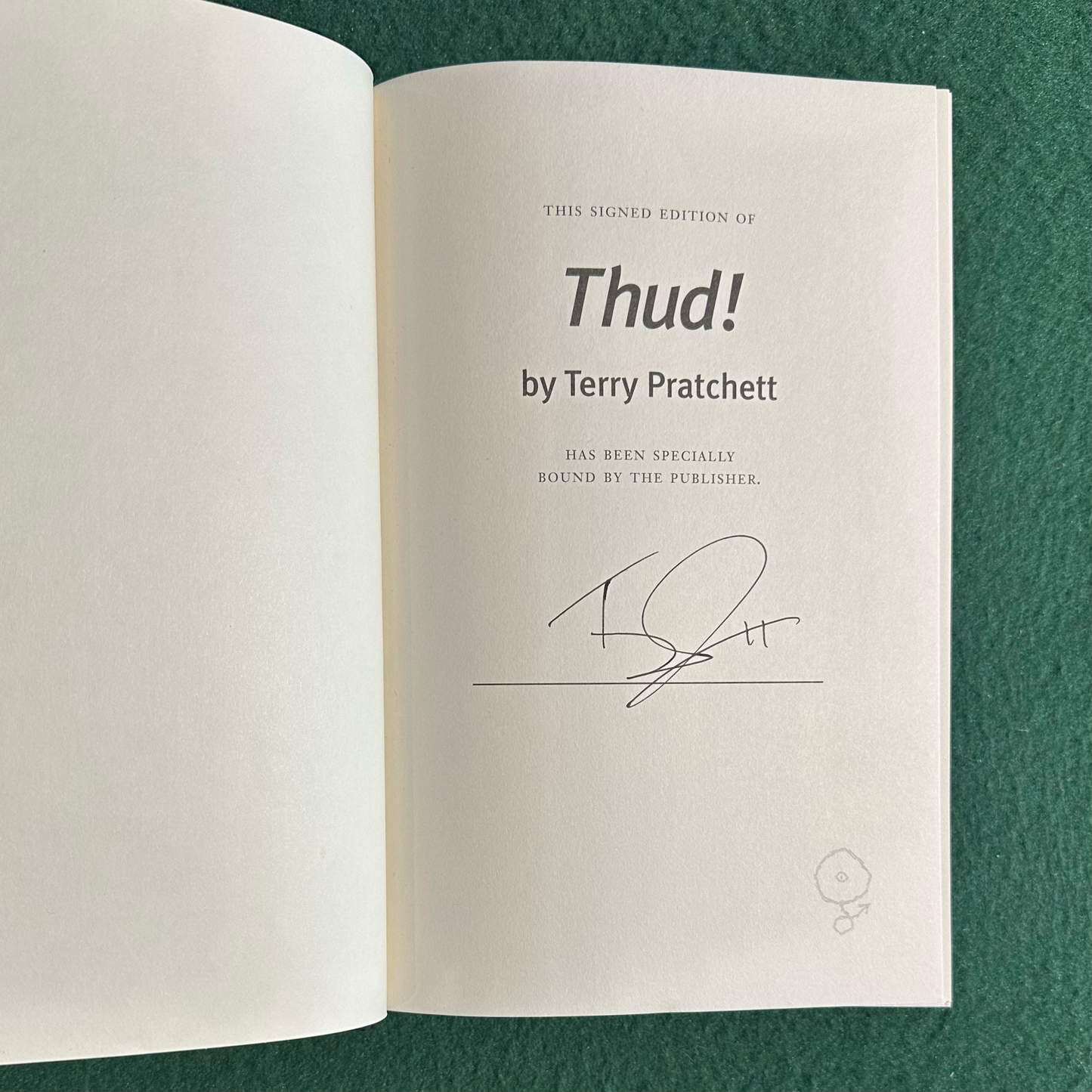Fantasy Hardback: Terry Pratchett - Thud! SIGNED FIRST EDITION
