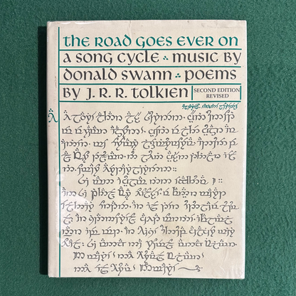 Vintage Fantasy Hardback: JRR Tolkien and Donald Swann - The Road Goes Ever On SECOND EDITION/FIRST PRINT