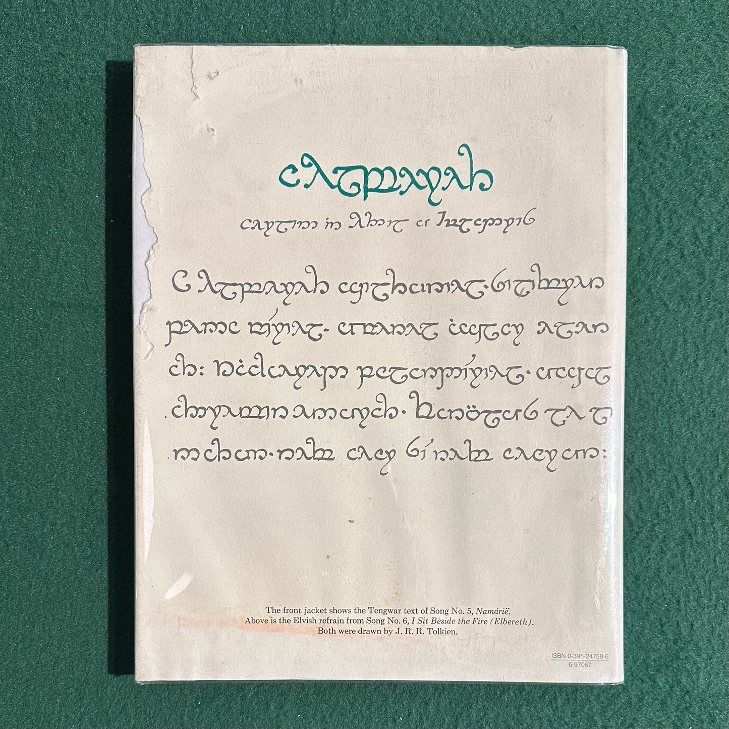 Vintage Fantasy Hardback: JRR Tolkien and Donald Swann - The Road Goes Ever On SECOND EDITION/FIRST PRINT