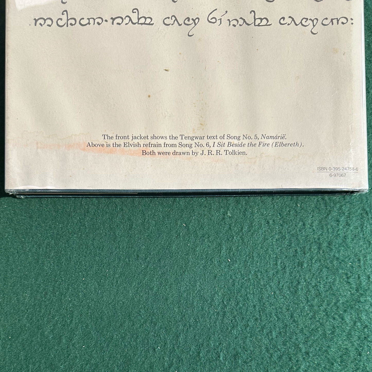 Vintage Fantasy Hardback: JRR Tolkien and Donald Swann - The Road Goes Ever On SECOND EDITION/FIRST PRINT