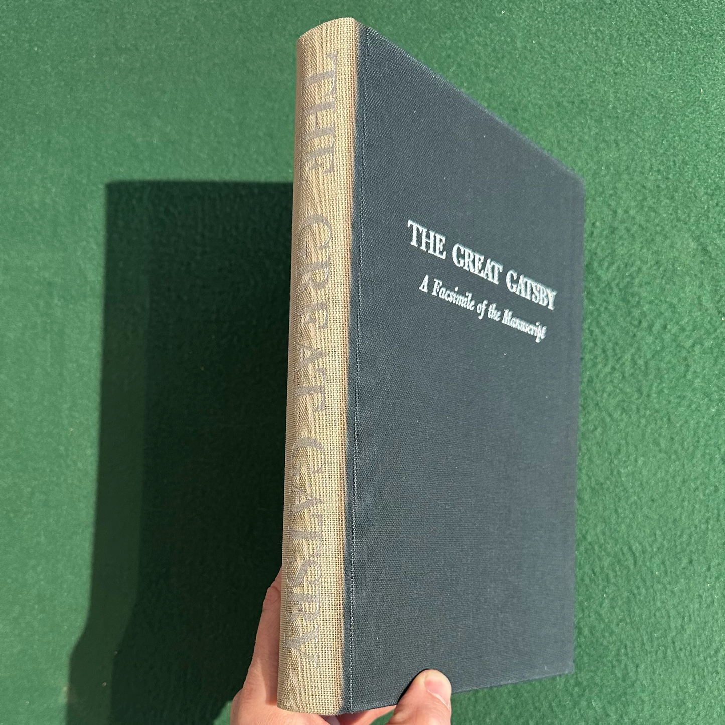 Vintage Fiction Hardback: F Scott Fitzgerald - The Great Gatsby, A Facsimile of the Manuscript NUMBERED EDITION