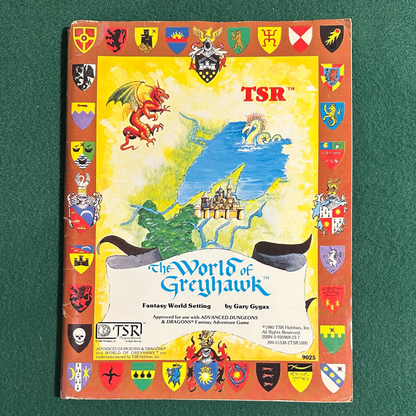 Vintage Advanced Dungeons & Dragons Fantasy Setting: The World of Greyhawk COMPLETE