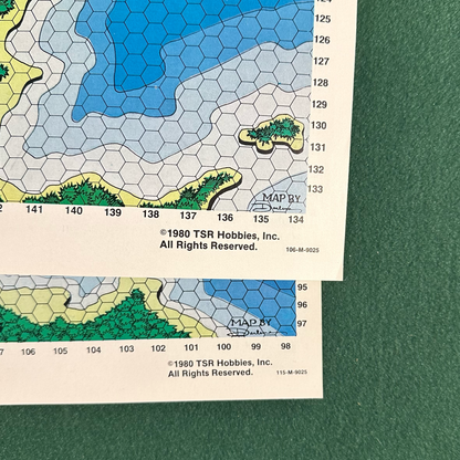 Vintage Advanced Dungeons & Dragons Fantasy Setting: The World of Greyhawk COMPLETE