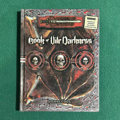 Dungeons & Dragons 3e Supplement: Book of Vile Darkness