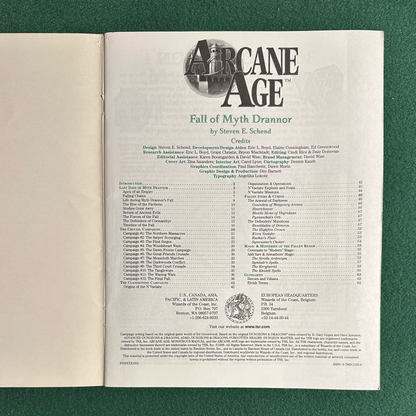 Vintage Advanced Dungeons & Dragons Adventure: The Fall of Myth Drannor