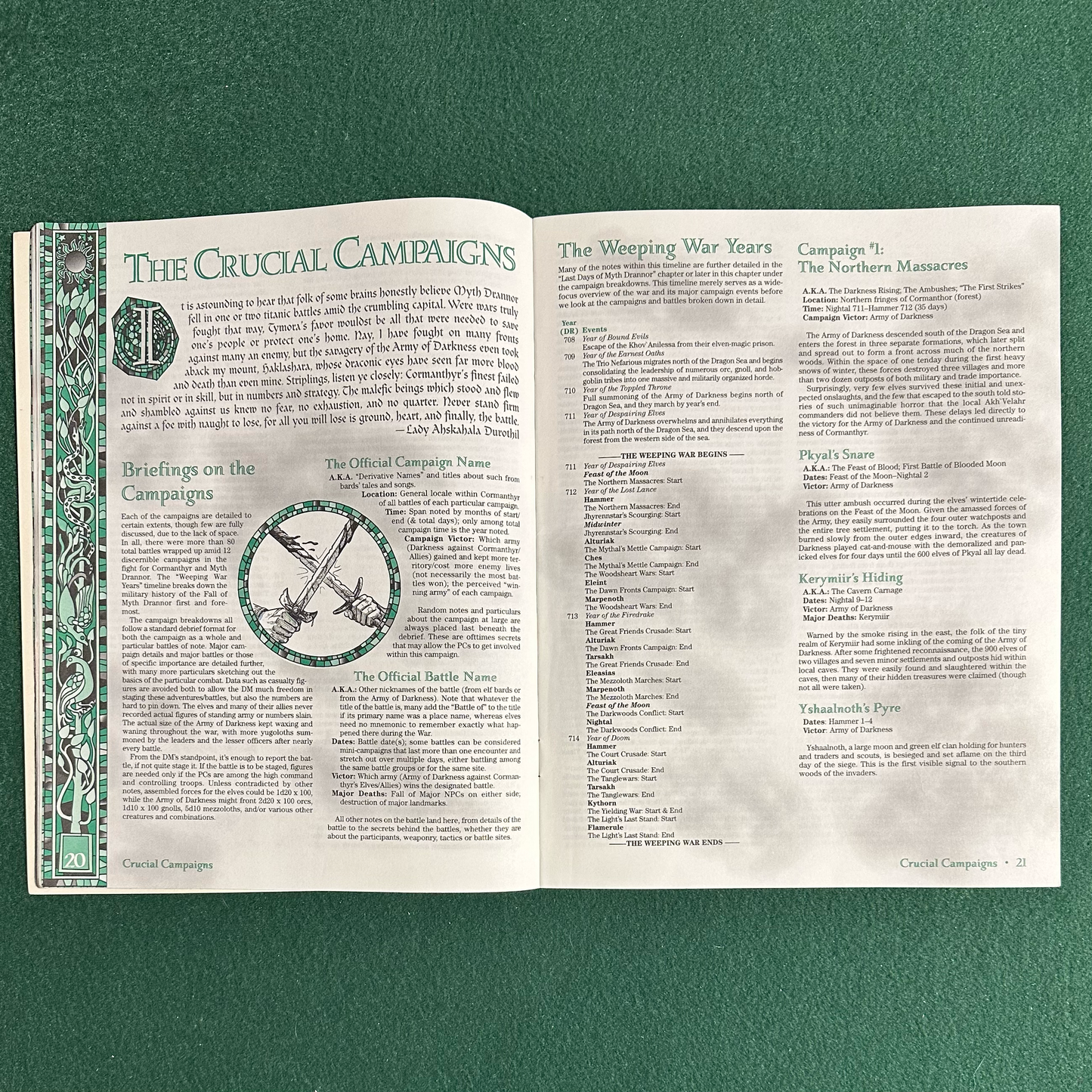 Vintage Advanced Dungeons & Dragons Adventure: The Fall of Myth Drannor