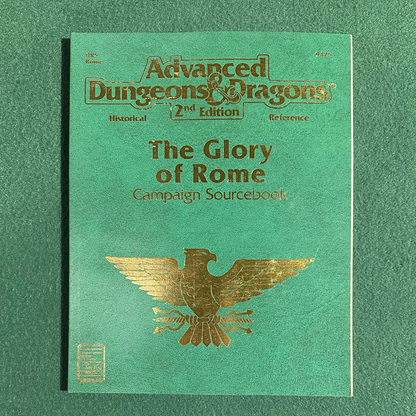 Vintage Dungeons & Dragons 2e Supplement: The Glory of Rome w/Map