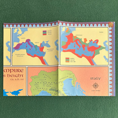 Vintage Dungeons & Dragons 2e Supplement: The Glory of Rome w/Map