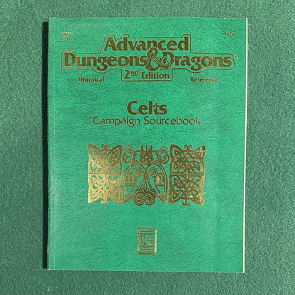 Vintage Dungeons & Dragons 2e Supplement: The Celts w/Map