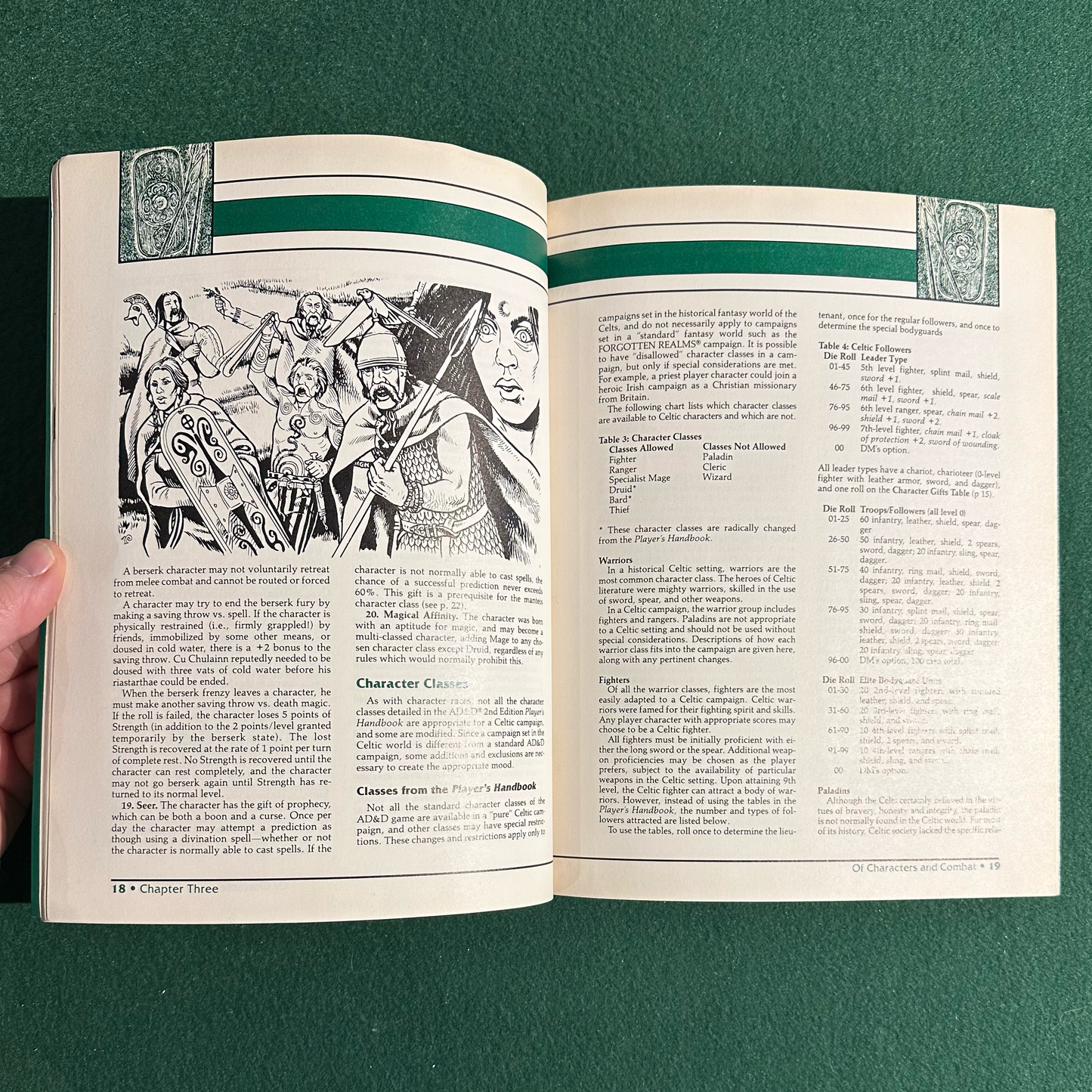 Vintage Dungeons & Dragons 2e Supplement: The Celts w/Map