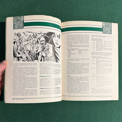 Vintage Dungeons & Dragons 2e Supplement: The Celts w/Map