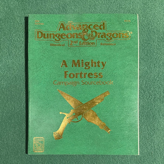 Vintage Dungeons & Dragons 2e Supplement: A Mighty Fortress w/Map