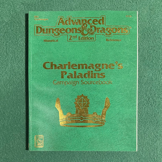 Vintage Dungeons & Dragons 2e Supplement: Charlemagne's Paladins w/Map