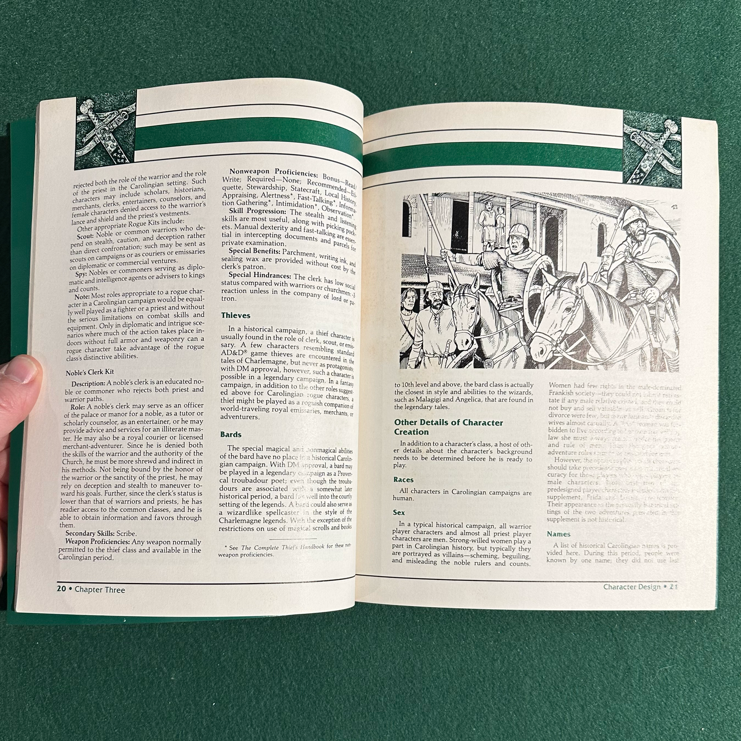 Vintage Dungeons & Dragons 2e Supplement: Charlemagne's Paladins w/Map