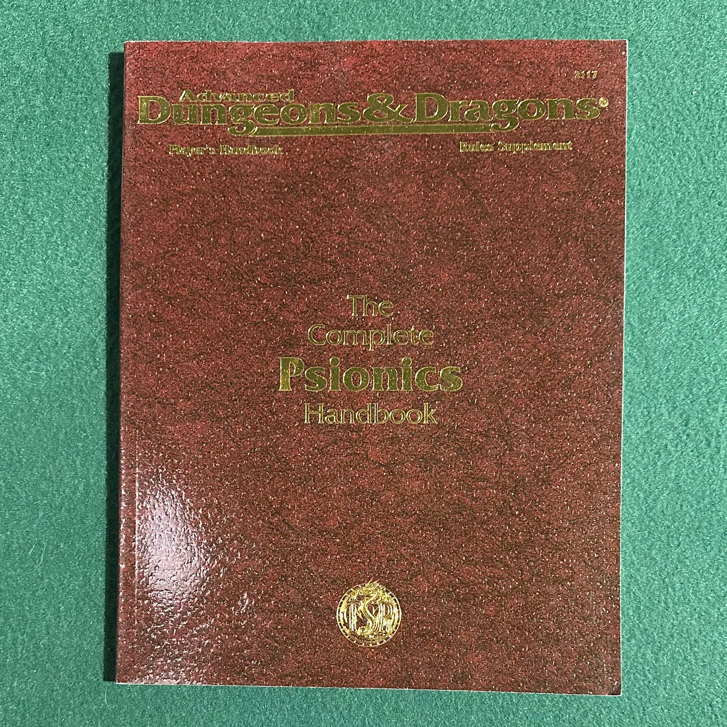 Vintage Advanced Dungeons & Dragons Supplement: The World Complete Psionics Handbook