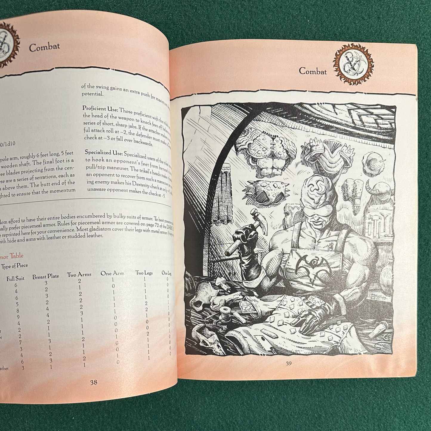 Vintage Advanced Dungeons & Dragons 2e Supplement: The Complete Gladiators Handbook