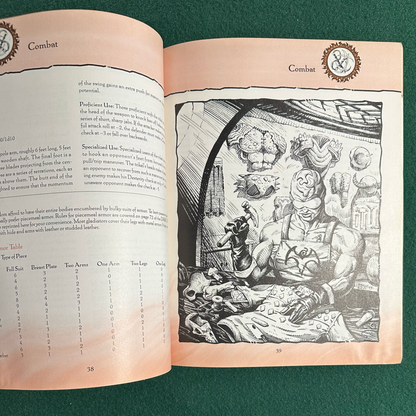 Vintage Advanced Dungeons & Dragons 2e Supplement: The Complete Gladiators Handbook