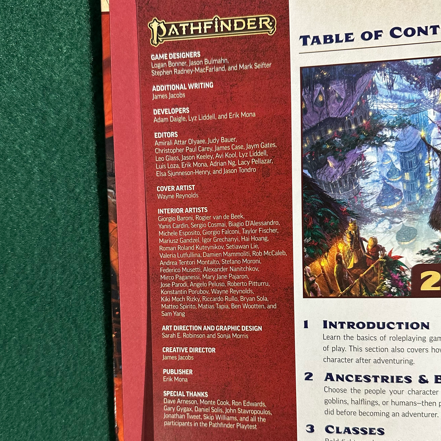 TTRPG Rulebook Hardback: Pathfinder 2nd Edition Core Rulebook