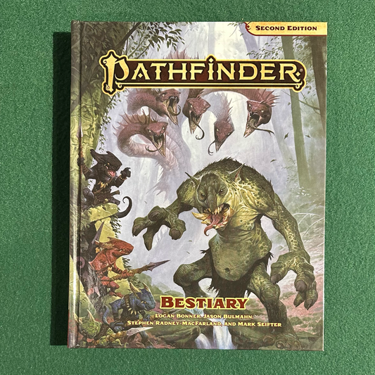 TTRPG Accessory Hardback: Pathfinder 2nd Edition Bestiary