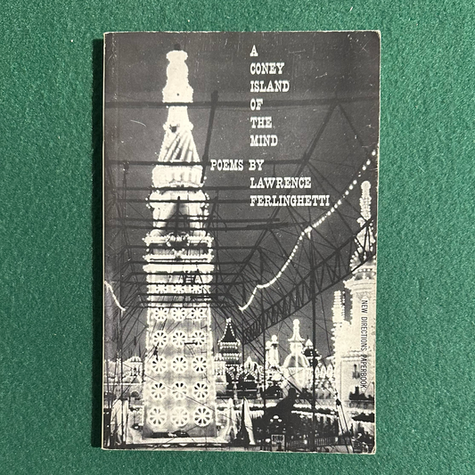 Vintage Poetry Paperback: Lawrence Ferlinghetti - A Coney Island of the Mind SIGNED