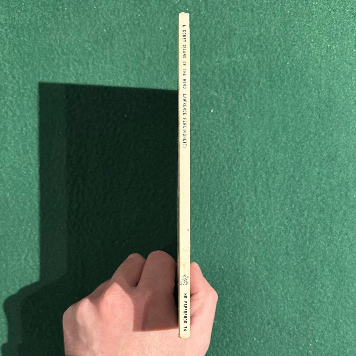 Vintage Poetry Paperback: Lawrence Ferlinghetti - A Coney Island of the Mind SIGNED