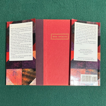 Vintage Fiction Hardback: Maya Angelou - Wouldn't Take Nothing For My Journey Now SIGNED FIRST EDITION