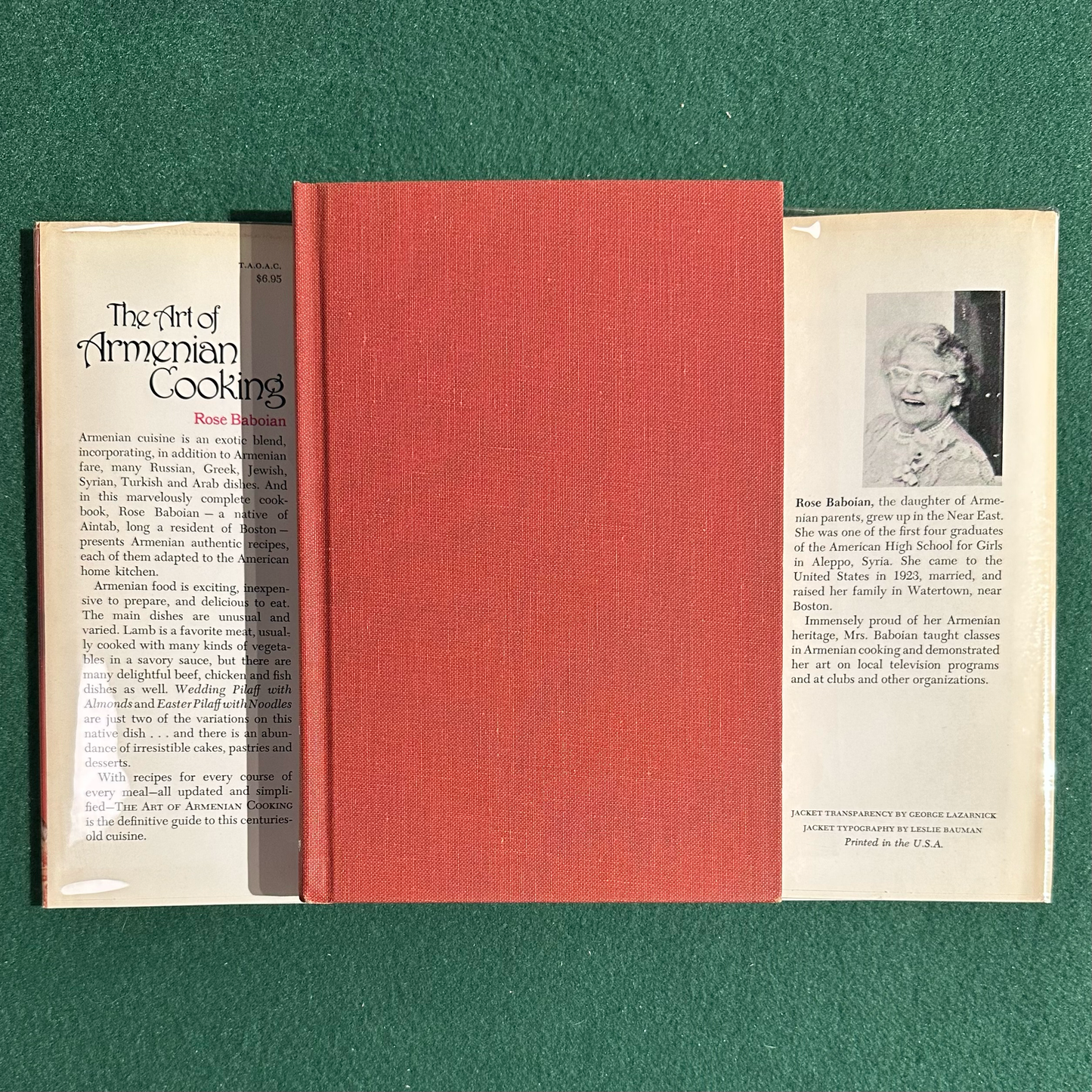 Vintage Cookbook Hardback: Rose Baboian - The Art of Armenian Cooking FIRST EDITION