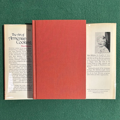 Vintage Cookbook Hardback: Rose Baboian - The Art of Armenian Cooking FIRST EDITION