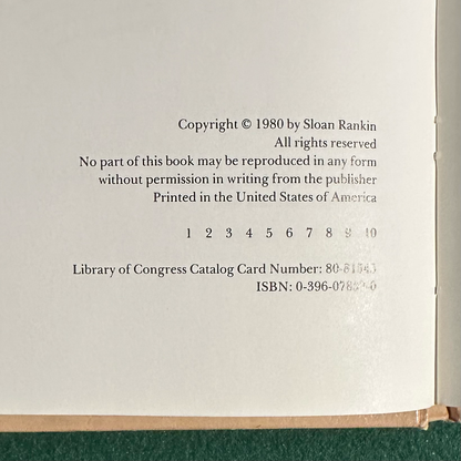 Vintage Children's Hardback: Sloan Rankin - Dink FIRST EDITION