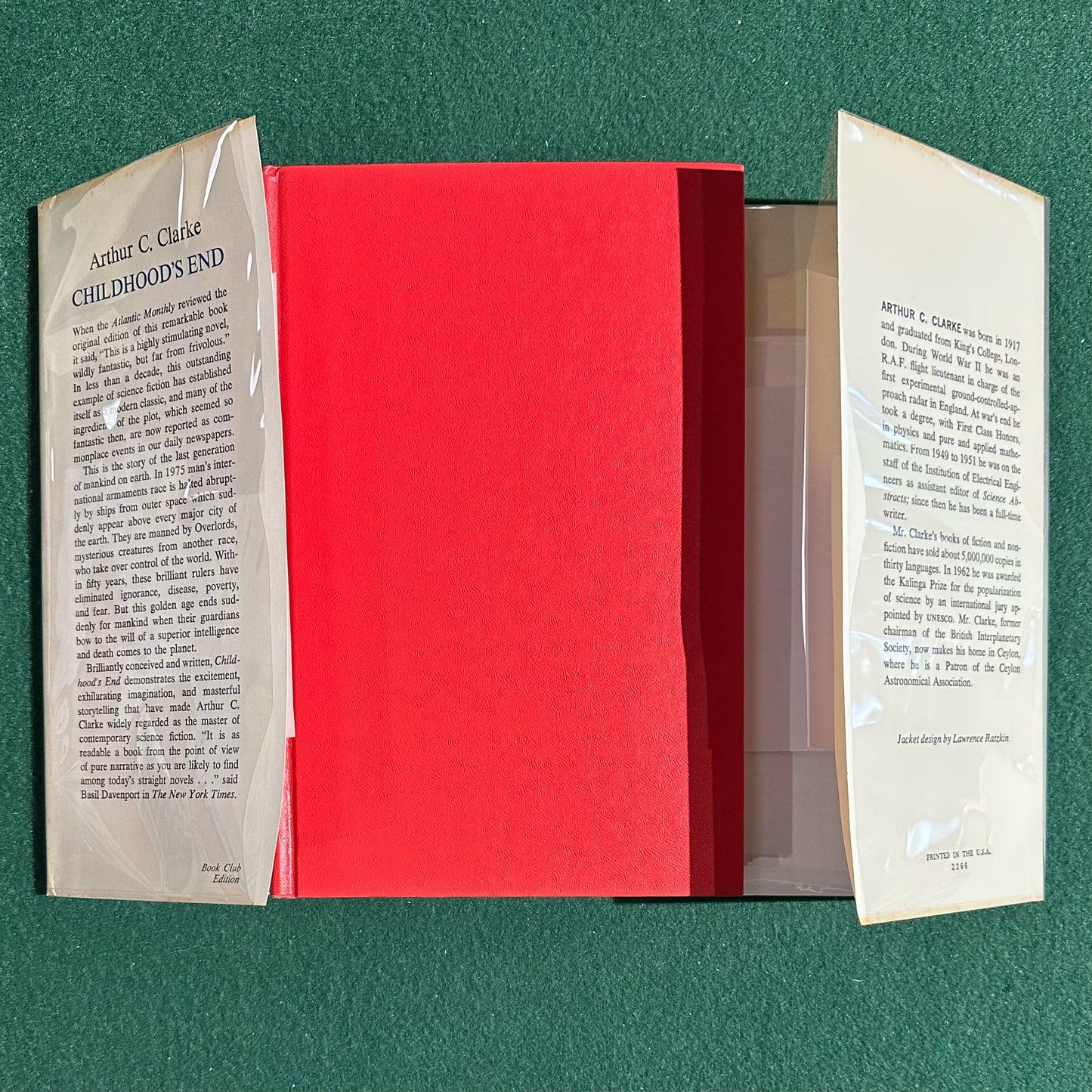 Vintage Sci-Fi Hardback: Arthur C Clarke - Childhood's End BCE