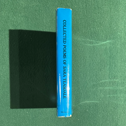Vintage Poetry Hardback: The Collected Poems of Sara Teasdale THIRD PRINTING