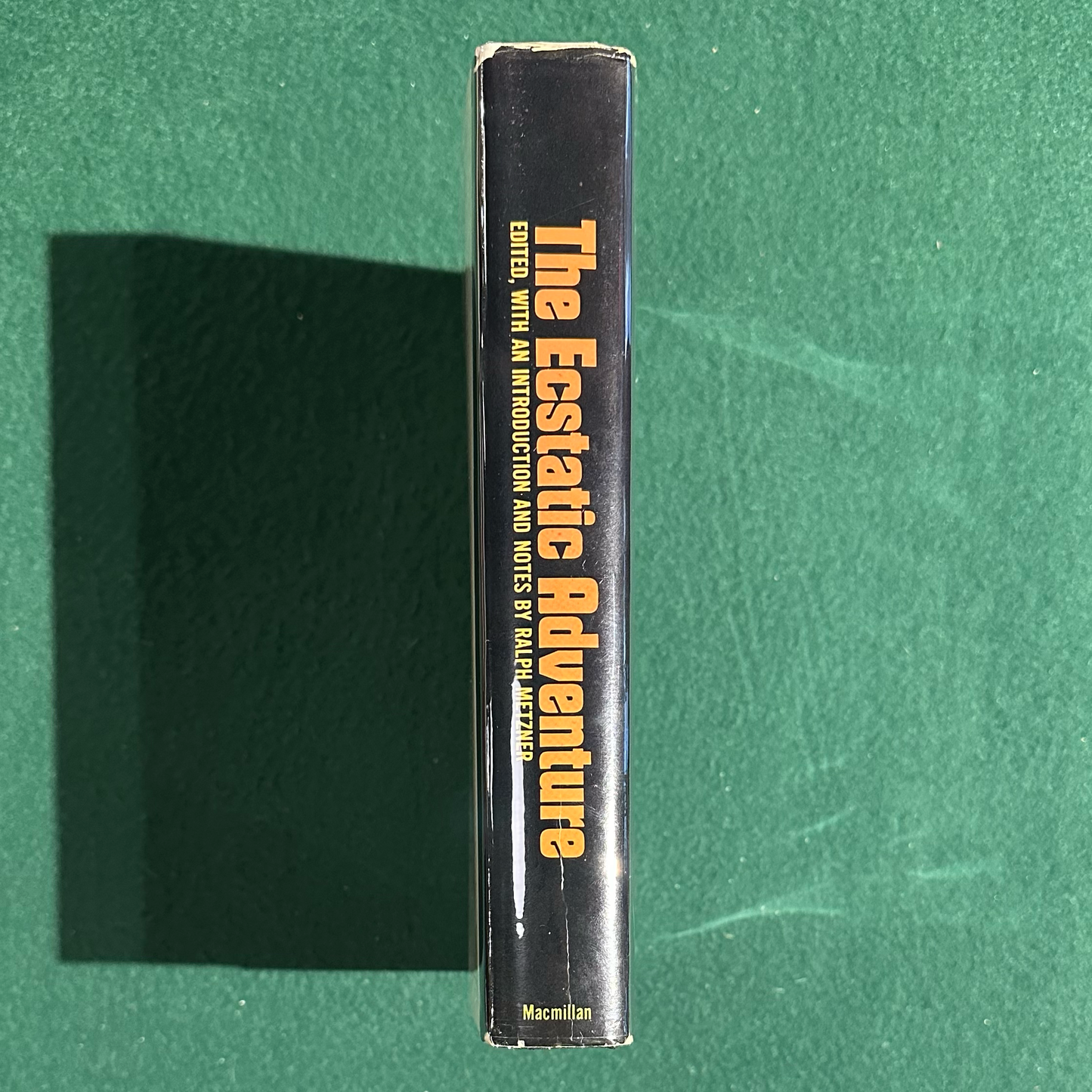 Vintage Non-Fiction Hardback: The Ecstatic Adventure, Edited by Ralph Metzner FIRST EDITION