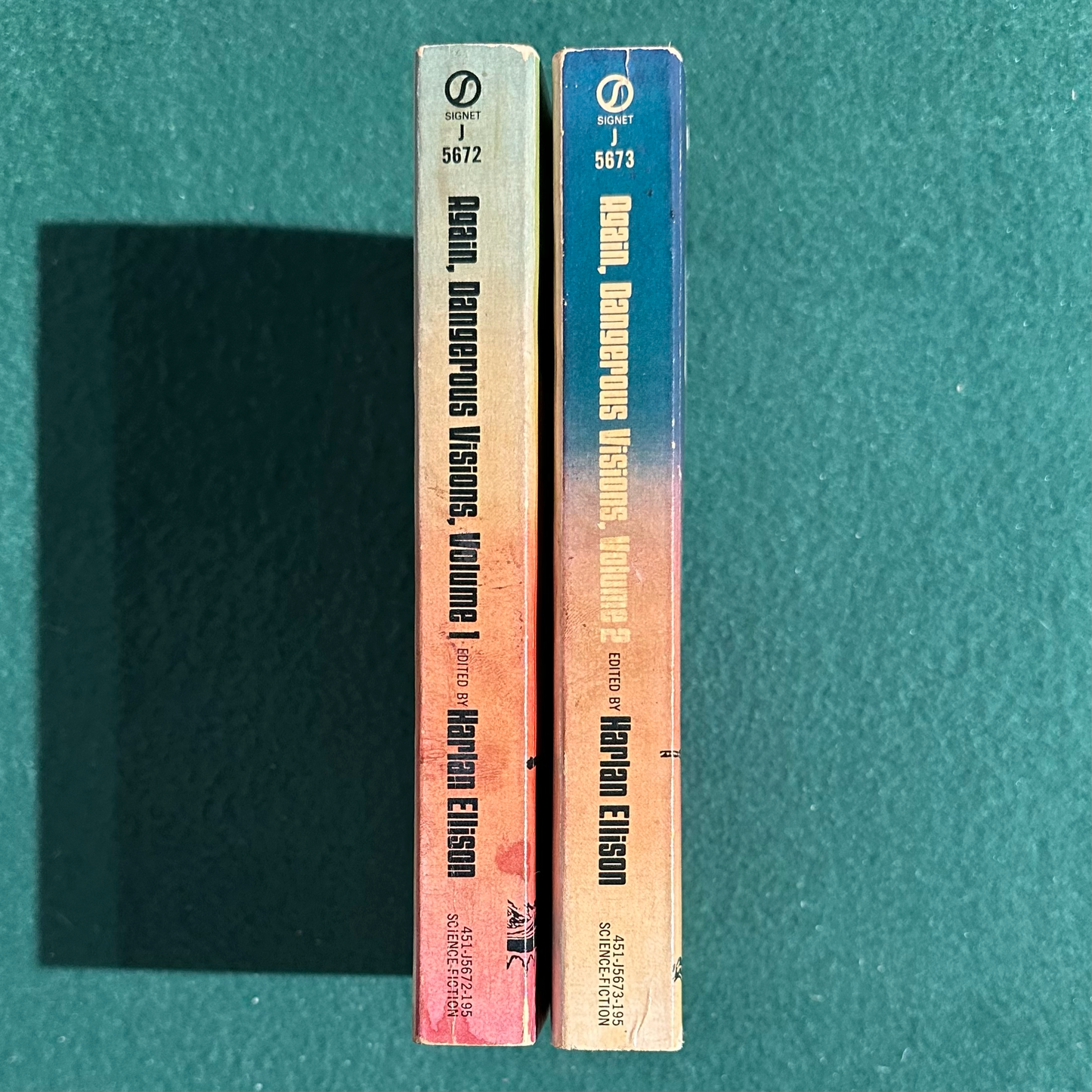 Vintage Sci-Fi Paperback: Again, Dangerous Visions 1 & 2, Edited by Harlan Ellison FIRST PRINTINGS