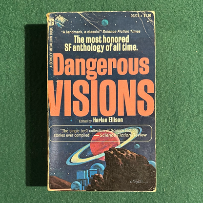 Vintage Sci-Fi Paperback: Dangerous Visions, Edited by Harlan Ellison FOURTH PRINTING