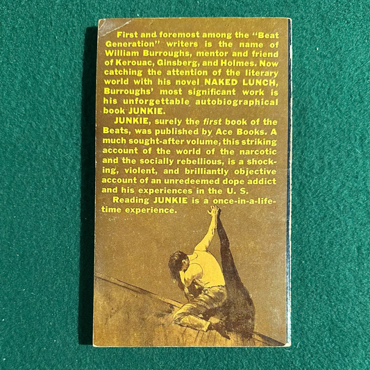 Vintage Fiction Paperback: William Burroughs - Junkie FIRST PRINTING