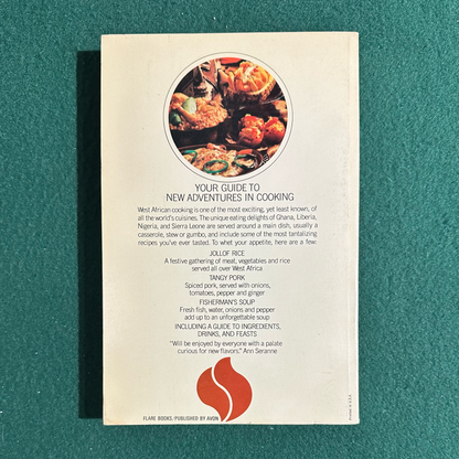 Vintage Cookbook Paperback: Ellen Gibson Wilson - A West African Cookbook FIRST PRINTING