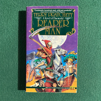 Vintage Fantasy Paperback: Terry Pratchett - Reaper Man FIRST PRINTING
