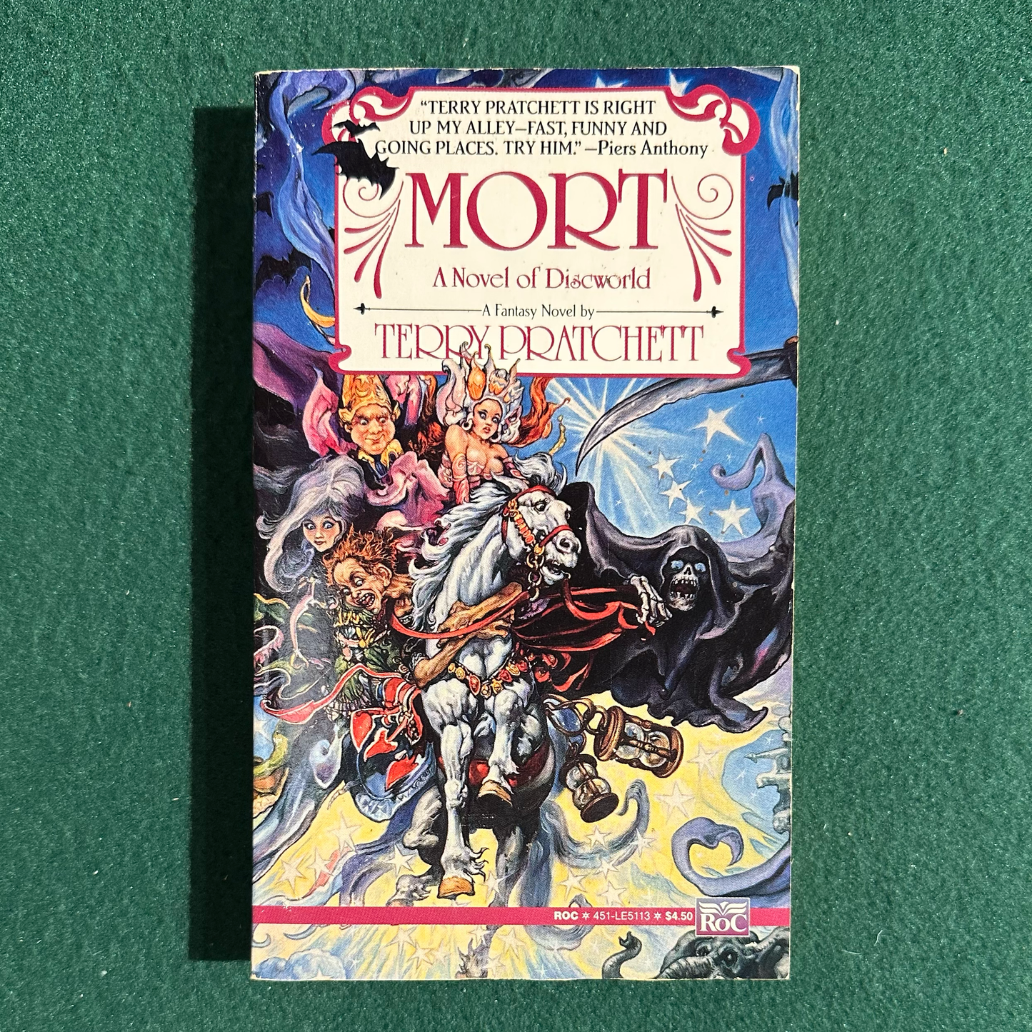 Vintage Fantasy Paperback: Terry Pratchett - Mort SECOND PRINTING